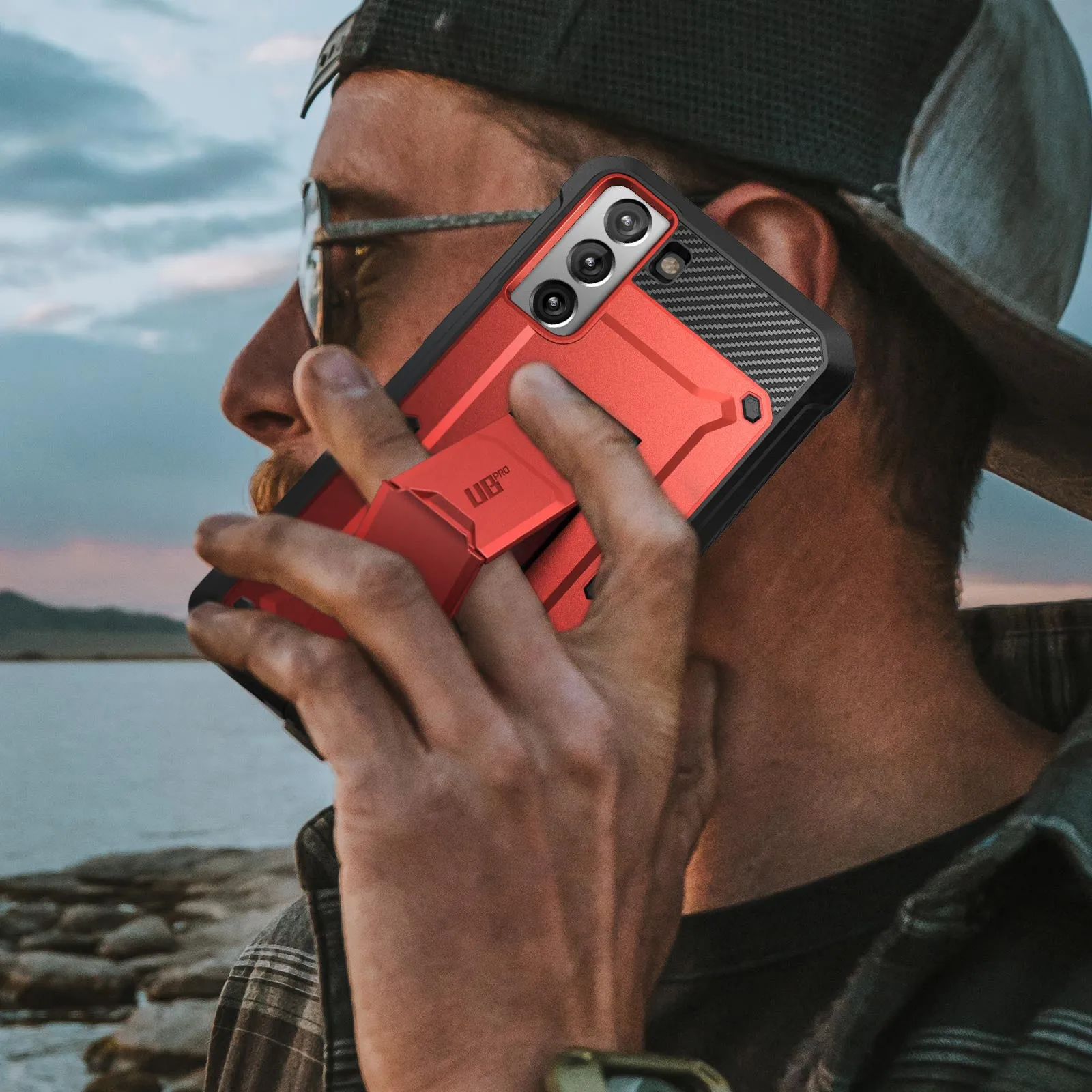 Worth Every Penny Galaxy S21 Unicorn Beetle Pro Rugged Case-Metallic Red  Limited Release!