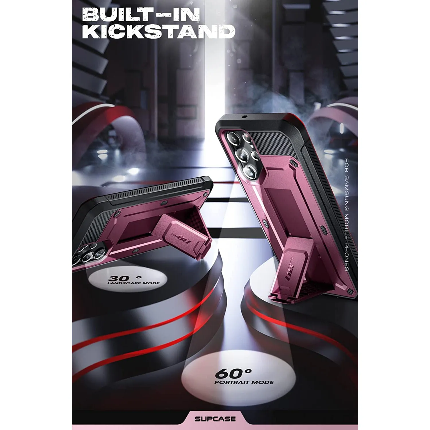 Worth Every Penny Galaxy S22 Ultra Unicorn Beetle PRO Screen Protector Case-Burgundy  Last Few Pieces!