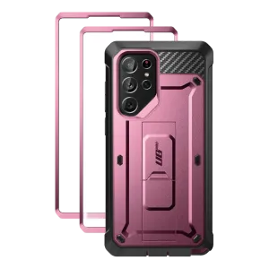 Worth Every Penny Galaxy S22 Ultra Unicorn Beetle PRO Screen Protector Case-Burgundy  Last Few Pieces!