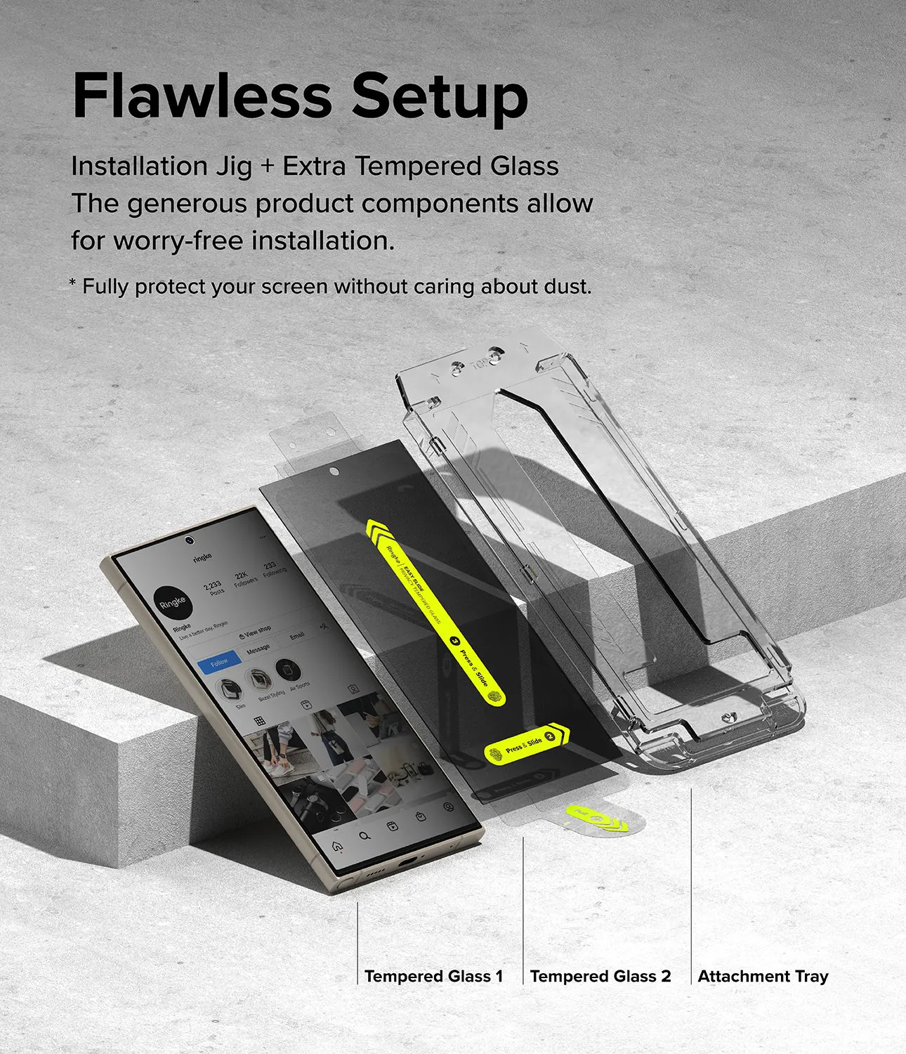 Worth Every Penny Galaxy S24 Ultra Screen Protector | Easy Slide Privacy Tempered Glass  Stylish & Comfortable