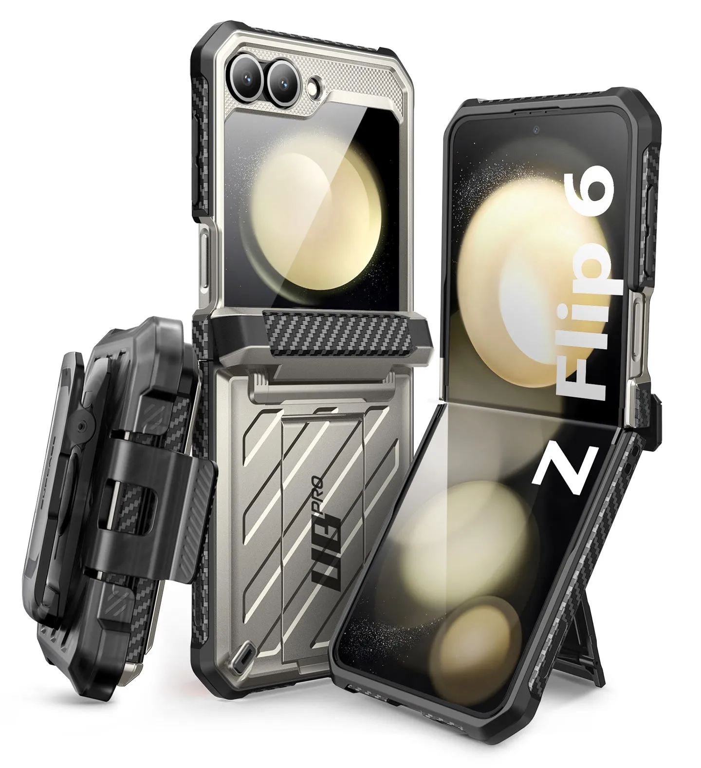 Worth Every Penny Galaxy Z Flip6 Unicorn Beetle PRO Rugged Case with Belt Clip-Titan Gray  Almost Sold Out!