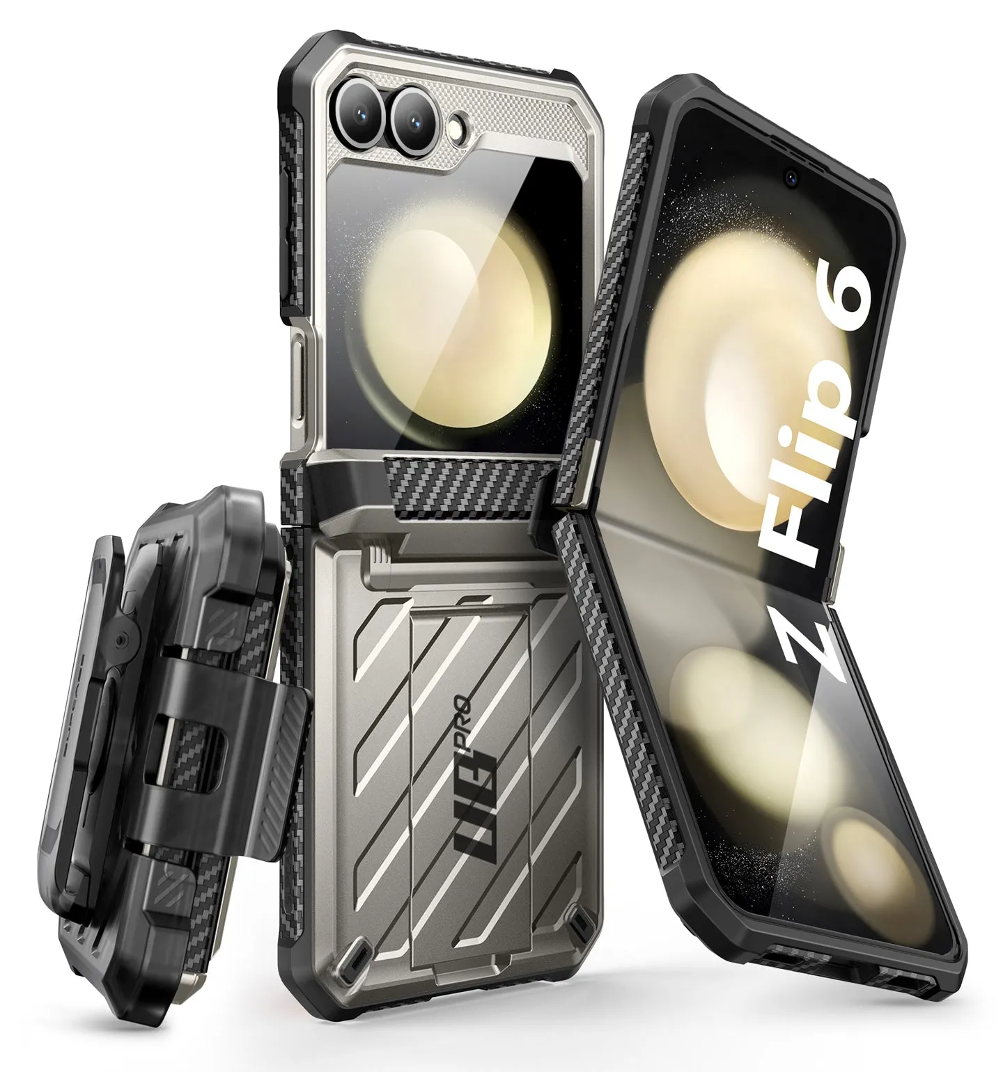 Worth Every Penny Galaxy Z Flip6 Unicorn Beetle PRO Rugged Case with Belt Clip-Titan Gray  Almost Sold Out!