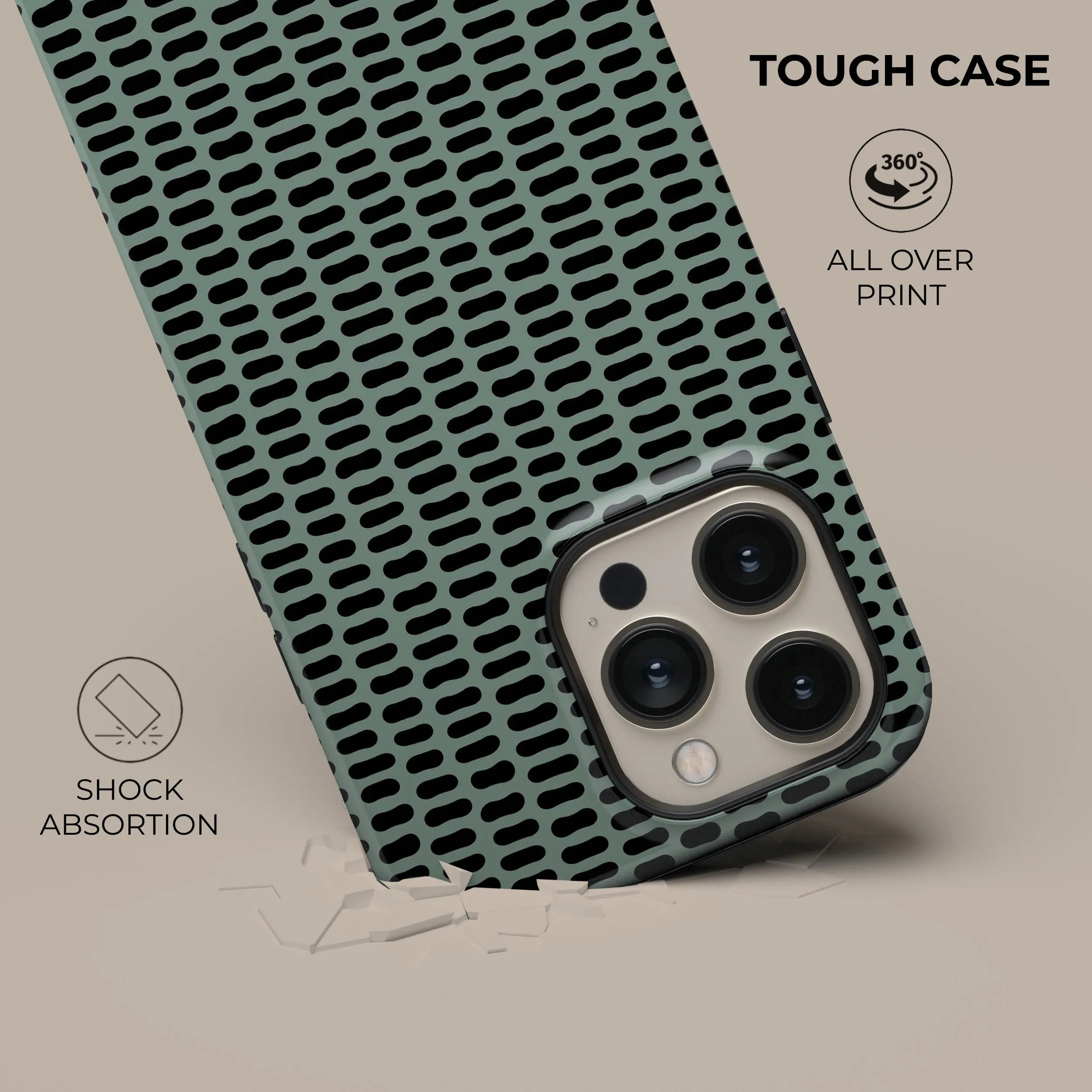 Worth Every Penny Green Mint Dots Phone Case  Dont Miss Out!