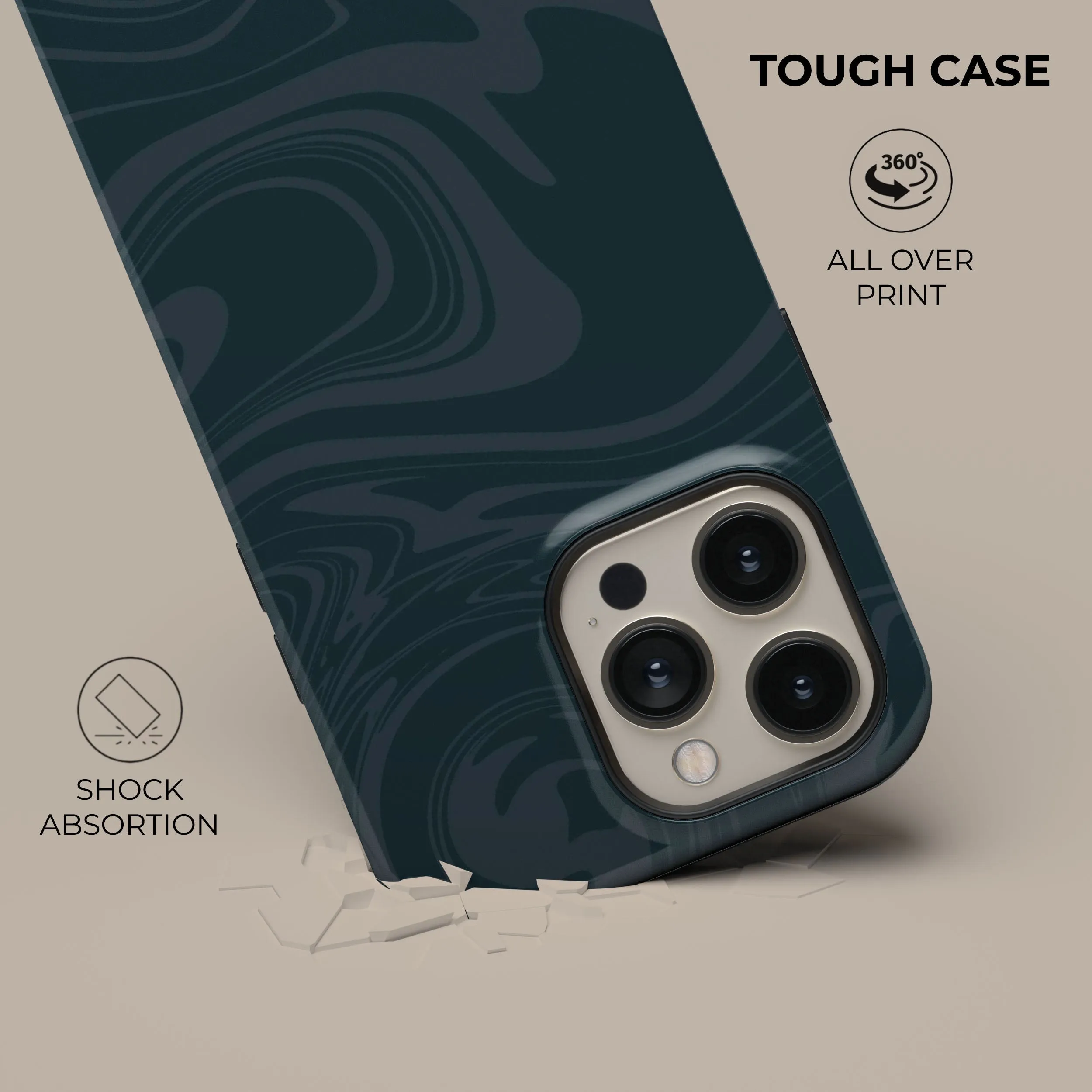 Worth Every Penny Green Swirl Phone Case  Last Few Pieces!
