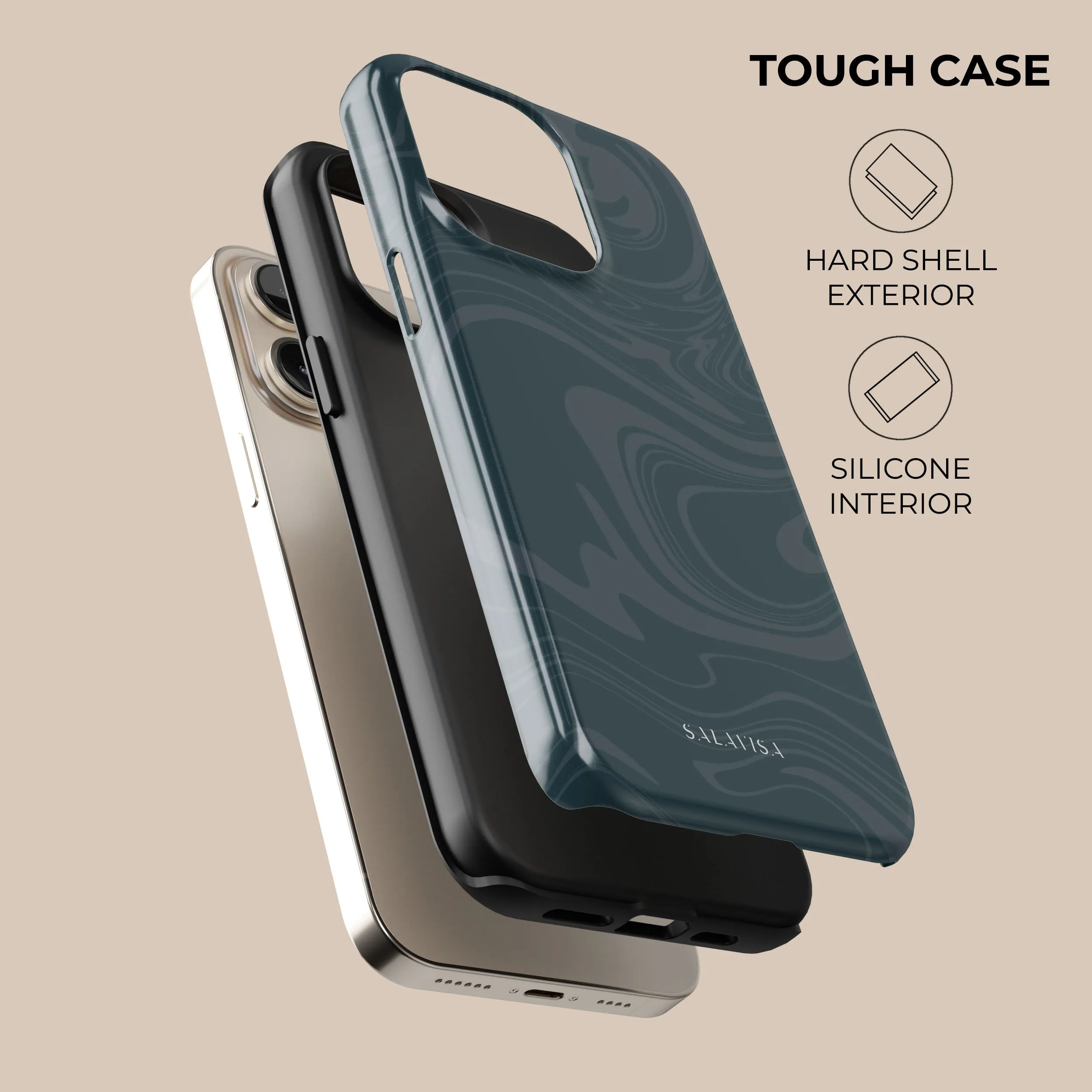 Worth Every Penny Green Swirl Phone Case  Last Few Pieces!