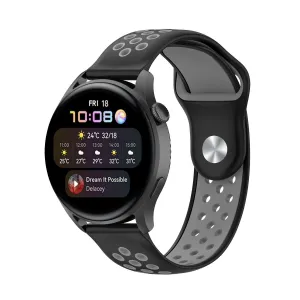 Worth Every Penny Huawei Watch 3/3 Pro Sport Strap (Black/Grey)  Limited Availability!