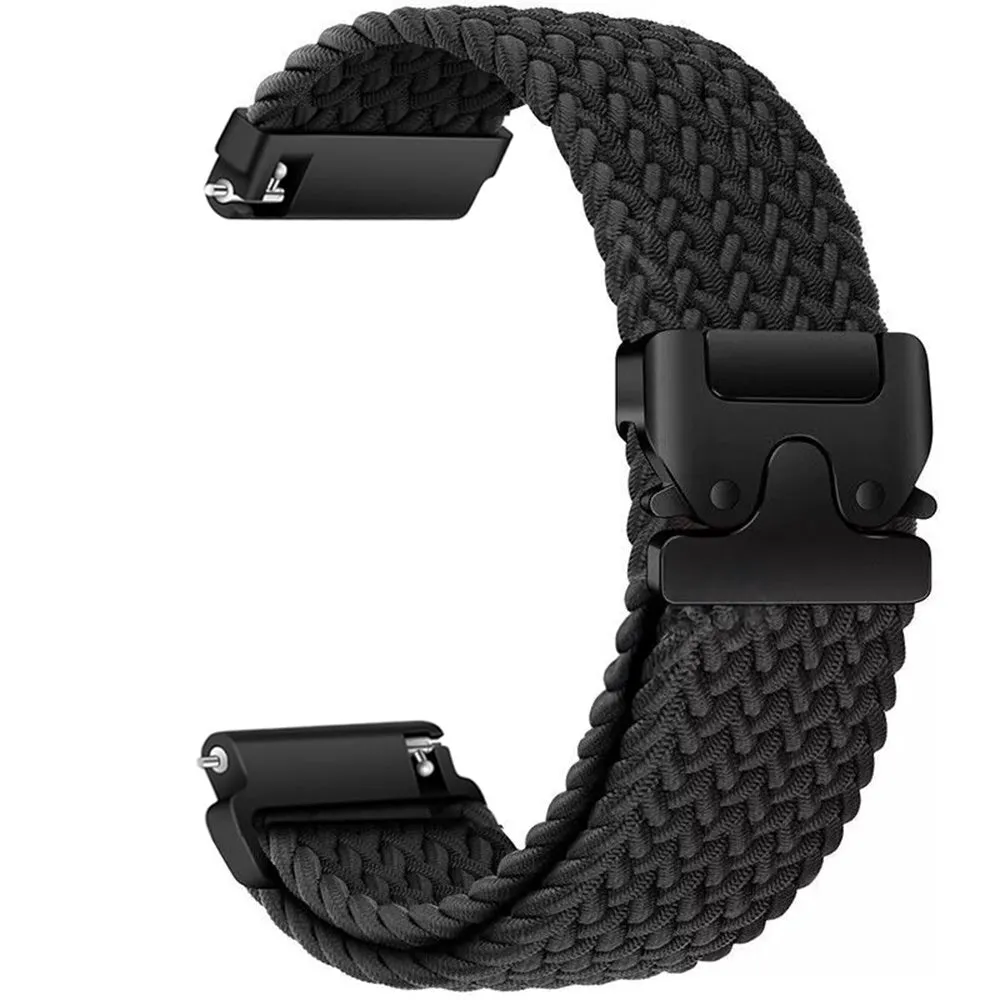 Worth Every Penny Huawei Watch 4 (Pro) Braided Strap with P-Buckle (Black)  Limited Release!