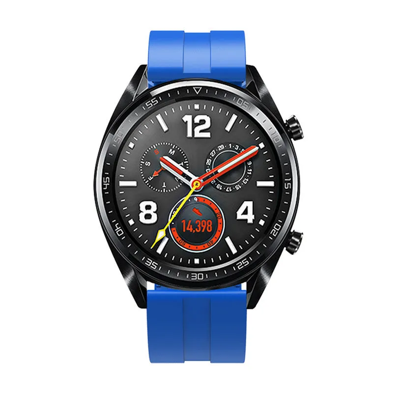 Worth Every Penny Huawei Watch 5 - 46mm Extreme Silicone Strap (Blue)  Stylish & Comfortable