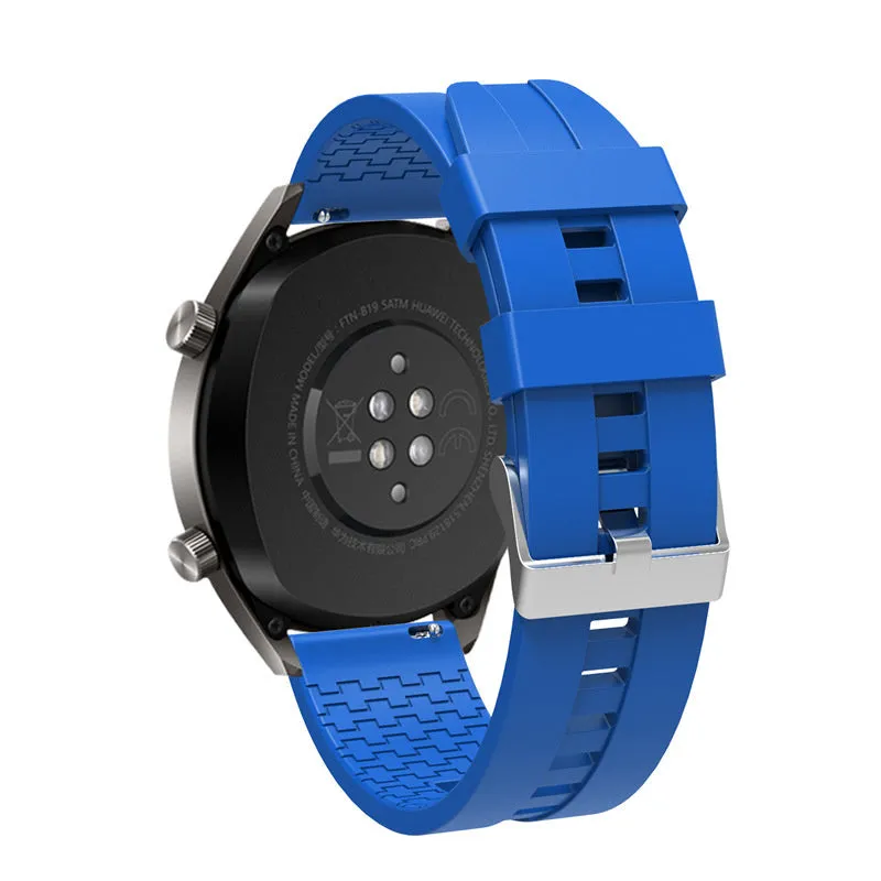 Worth Every Penny Huawei Watch 5 - 46mm Extreme Silicone Strap (Blue)  Stylish & Comfortable