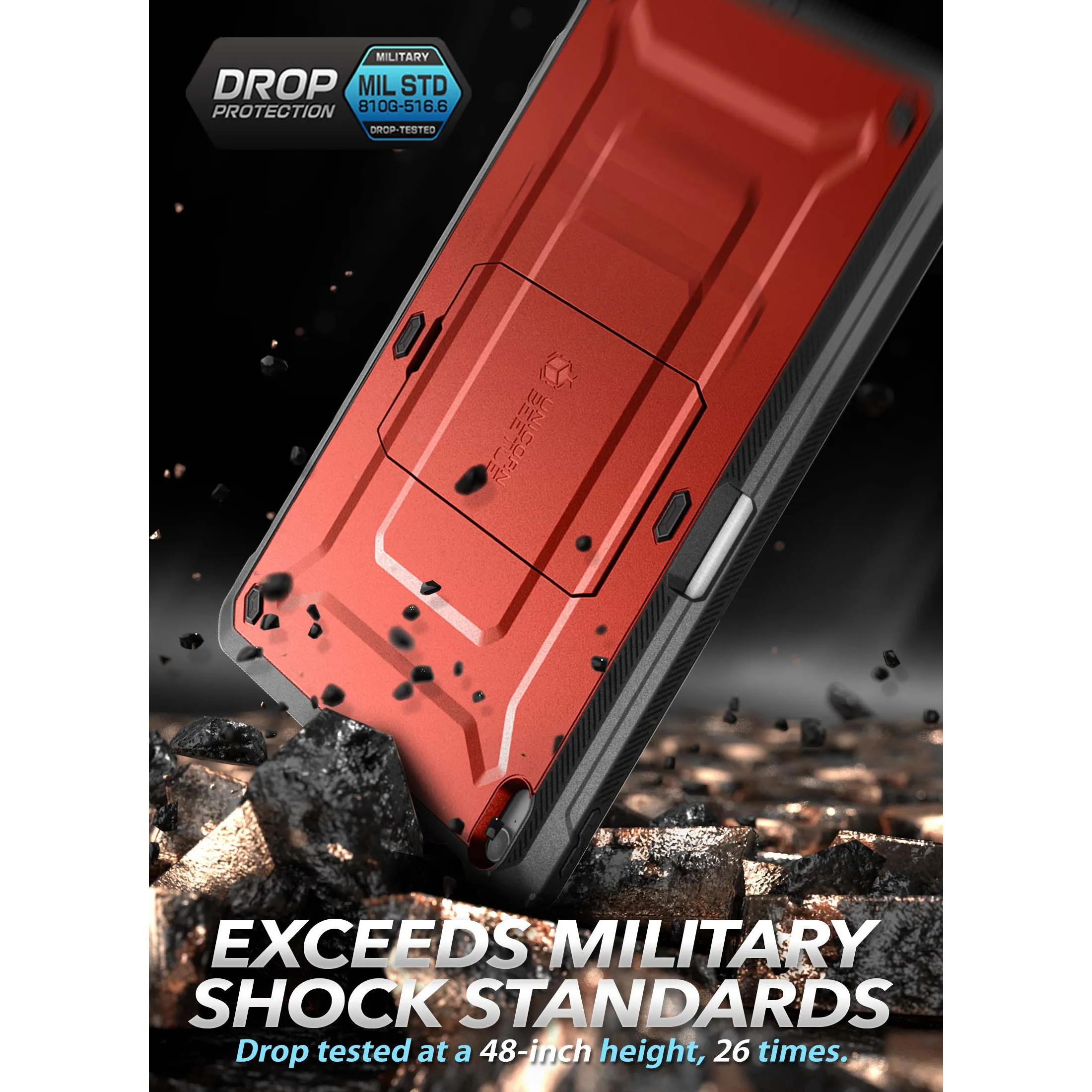 Worth Every Penny iPad mini 6 Unicorn Beetle PRO Shockproof Rugged Case-Metallic Red  Limited Stock!