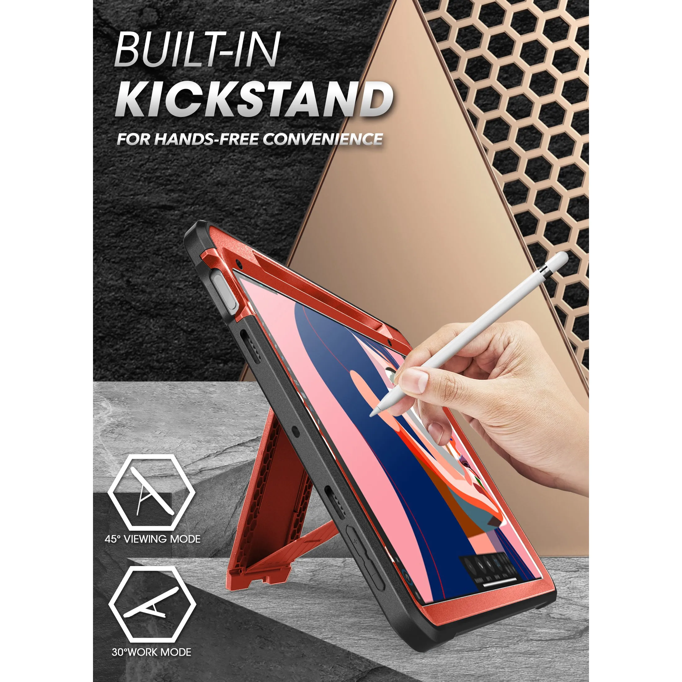 Worth Every Penny iPad mini 6 Unicorn Beetle PRO Shockproof Rugged Case-Metallic Red  Limited Stock!