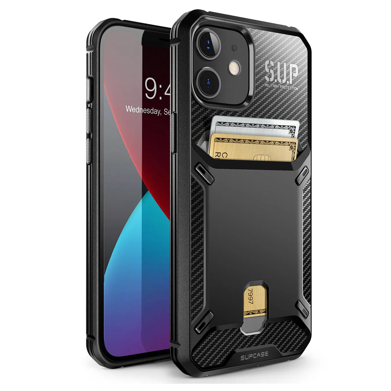 Worth Every Penny iPhone 12 mini 5.4 inch Unicorn Beetle Vault Wallet Case-Black  Limited Availability!