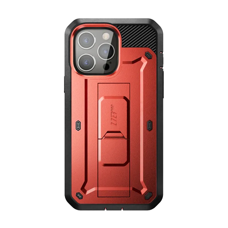 Worth Every Penny iPhone 13 Pro Max 6.7 inch Unicorn Beetle Pro Rugged Case-Metallic Red  Today Only!