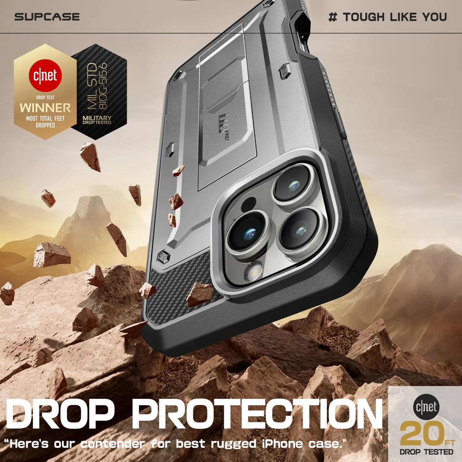 Worth Every Penny iPhone 16 Pro Max 6.9 inch Unicorn Beetle PRO Rugged Case-Titan Gray  Dont Miss Out!