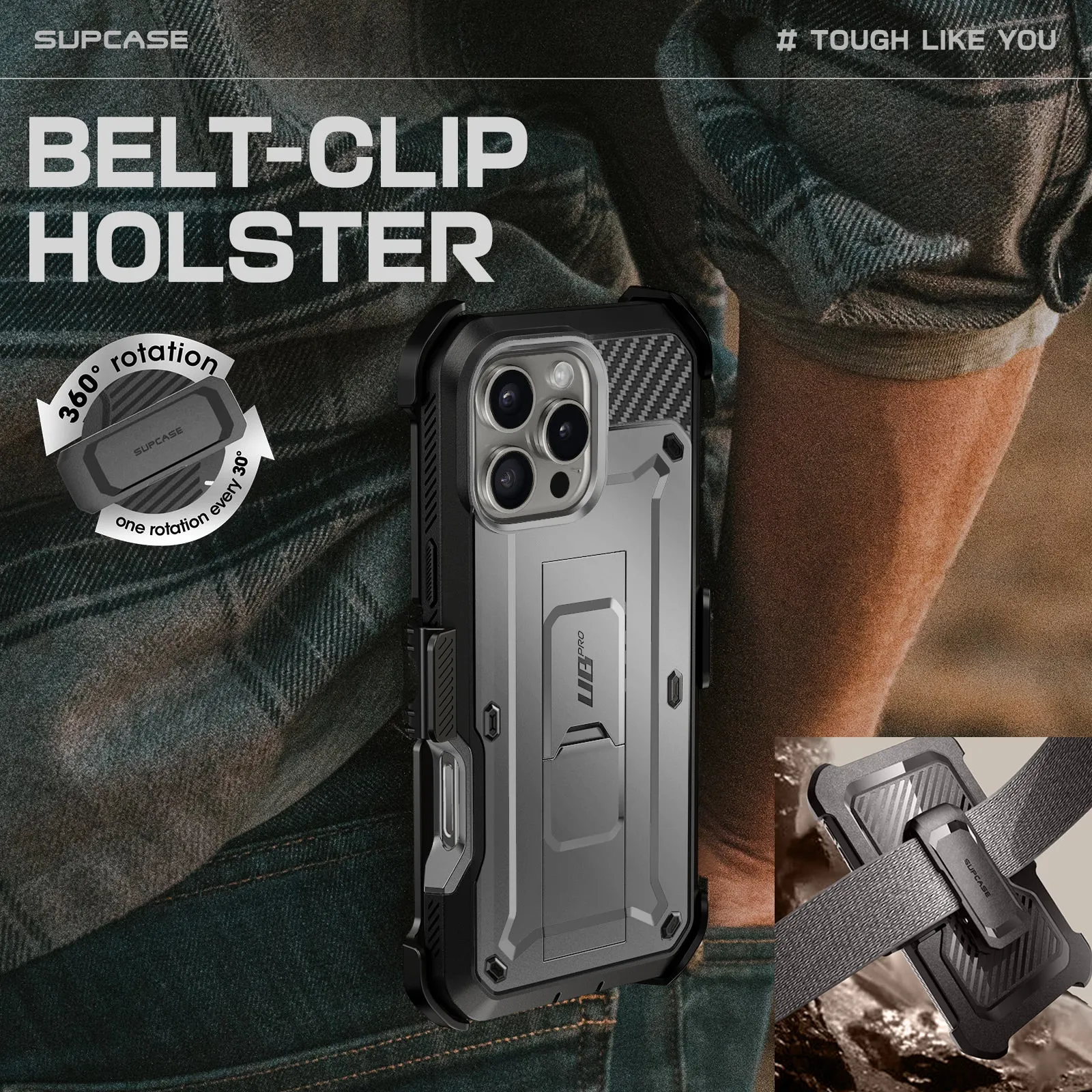 Worth Every Penny iPhone 16 Pro Max 6.9 inch Unicorn Beetle PRO Rugged Case-Titan Gray  Dont Miss Out!