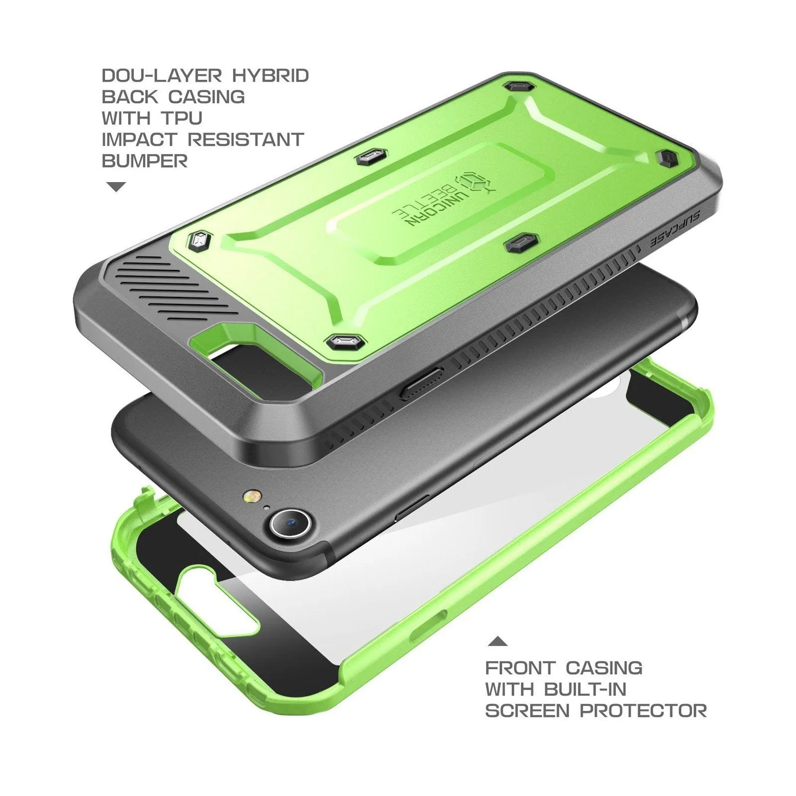 Worth Every Penny iPhone 7 / 8 Unicorn Beetle Pro Full-Body Case-Green  Stylish & Comfortable