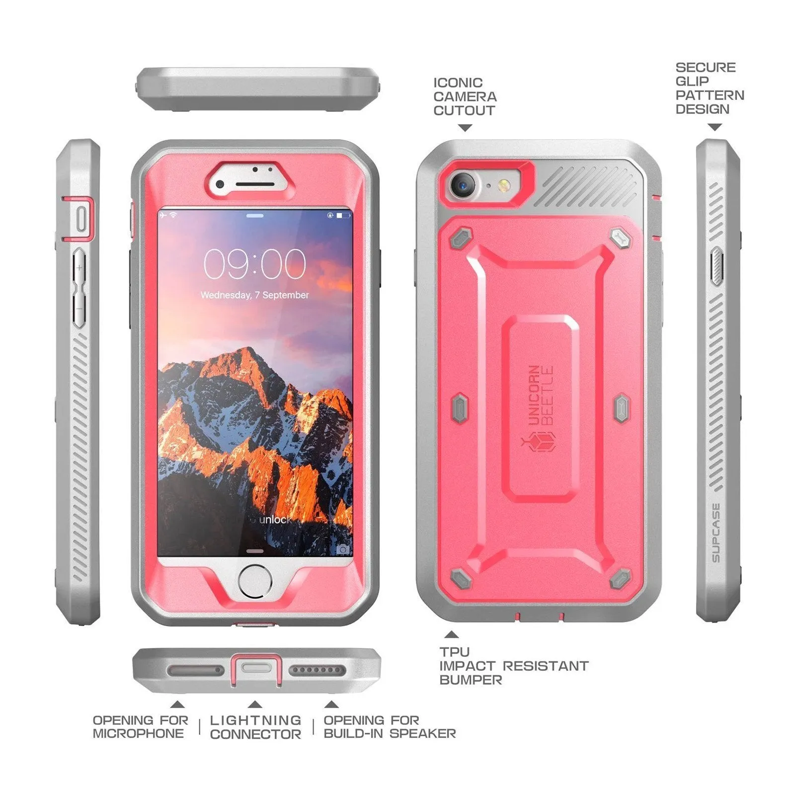 Worth Every Penny iPhone 7 / 8 Unicorn Beetle Pro Full-Body Case-Pink  Limited Release!