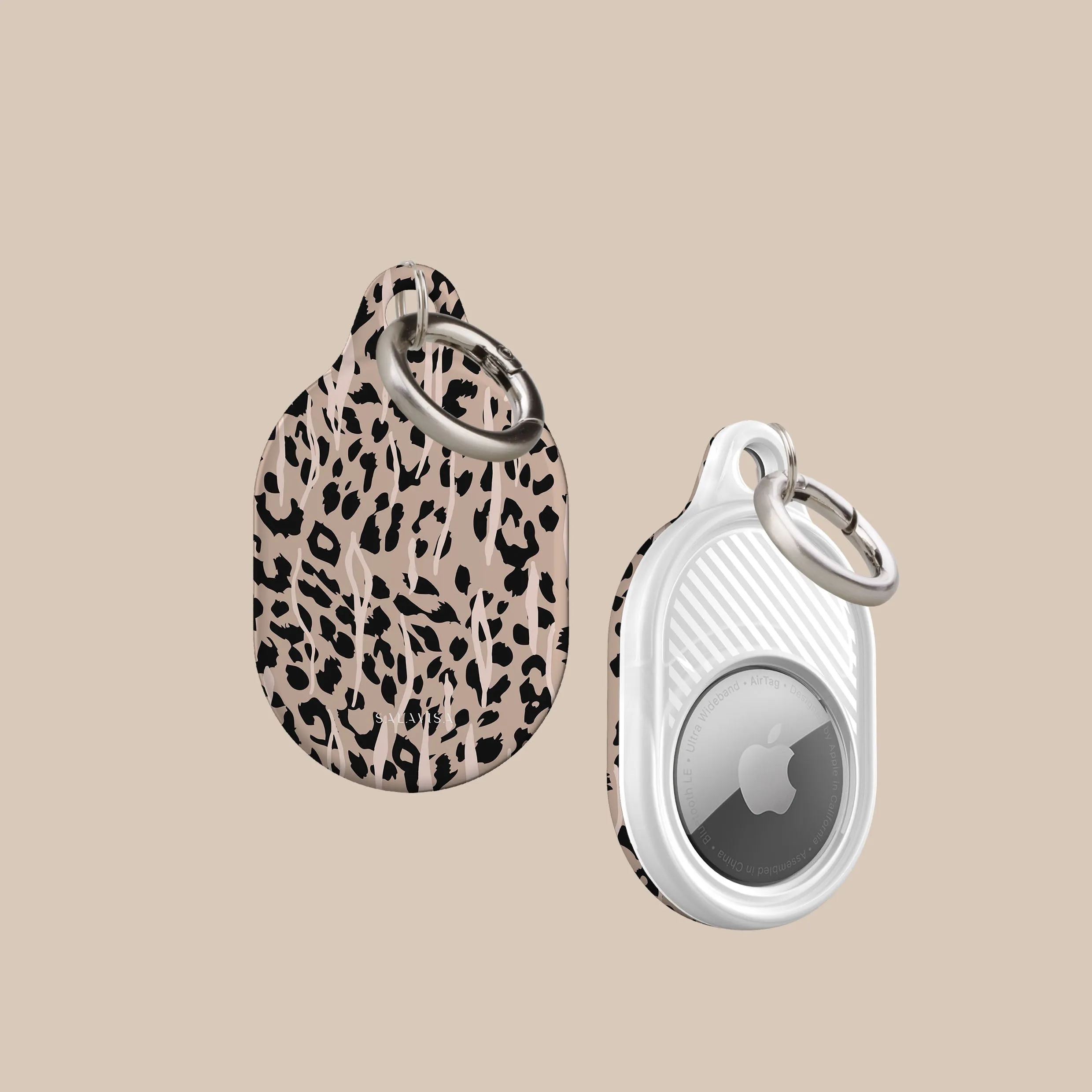 Worth Every Penny Leopard Skin AirTag Holder  Stylish & Comfortable