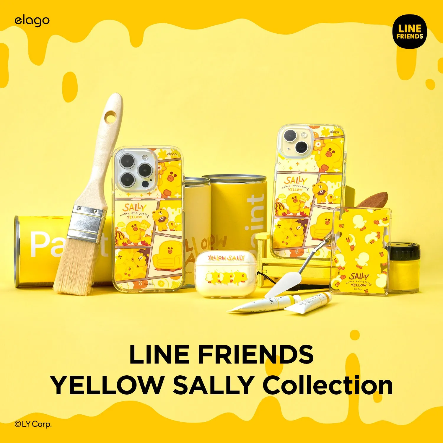 Worth Every Penny LINE FRIENDS | elago MagSafe Yellow Sally Case for iPhone 15 Pro  Going Fast!