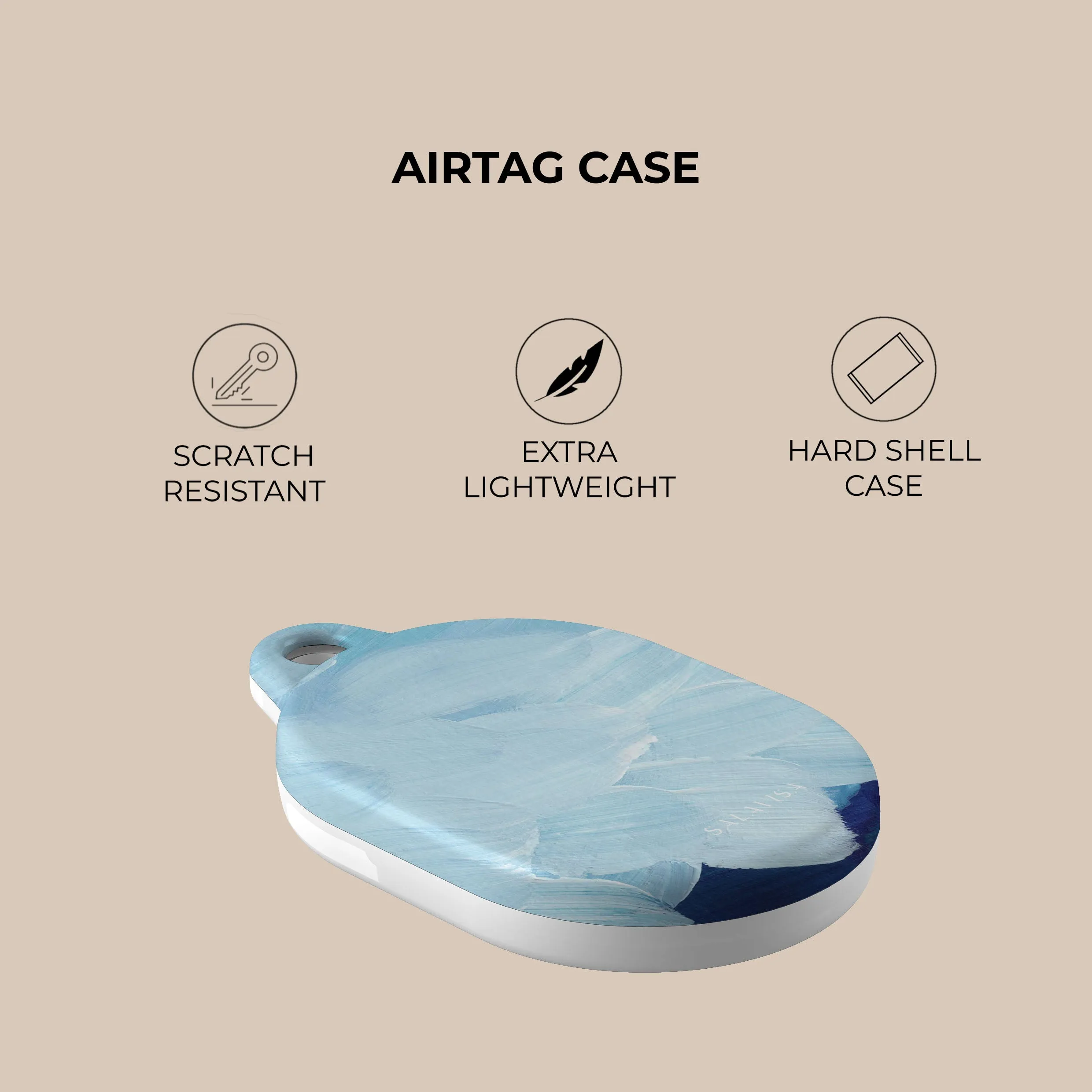 Worth Every Penny Ocean Blue Paint AirTag Holder  Dont Miss Out!