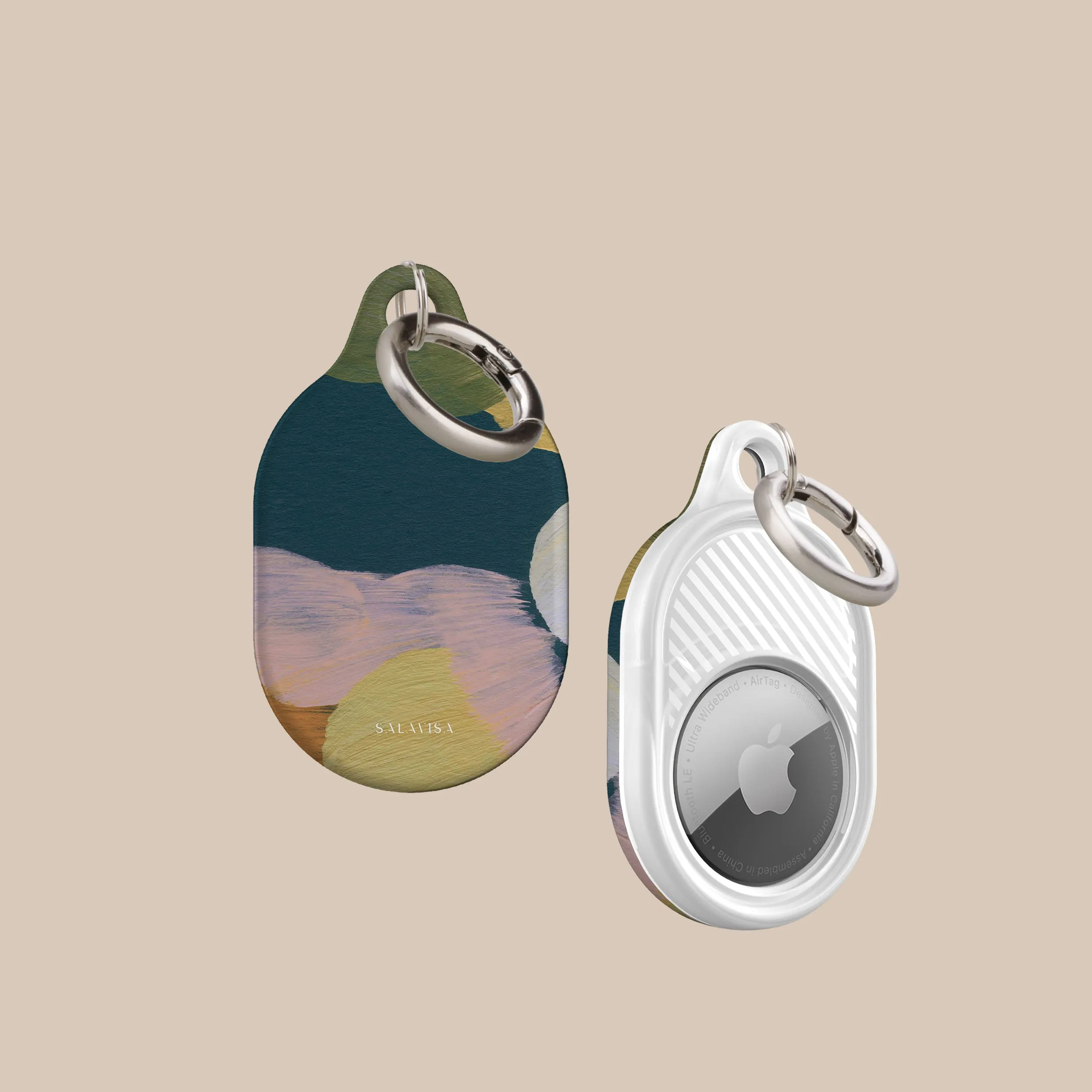 Worth Every Penny Pale Canvas AirTag Holder  Today Only!