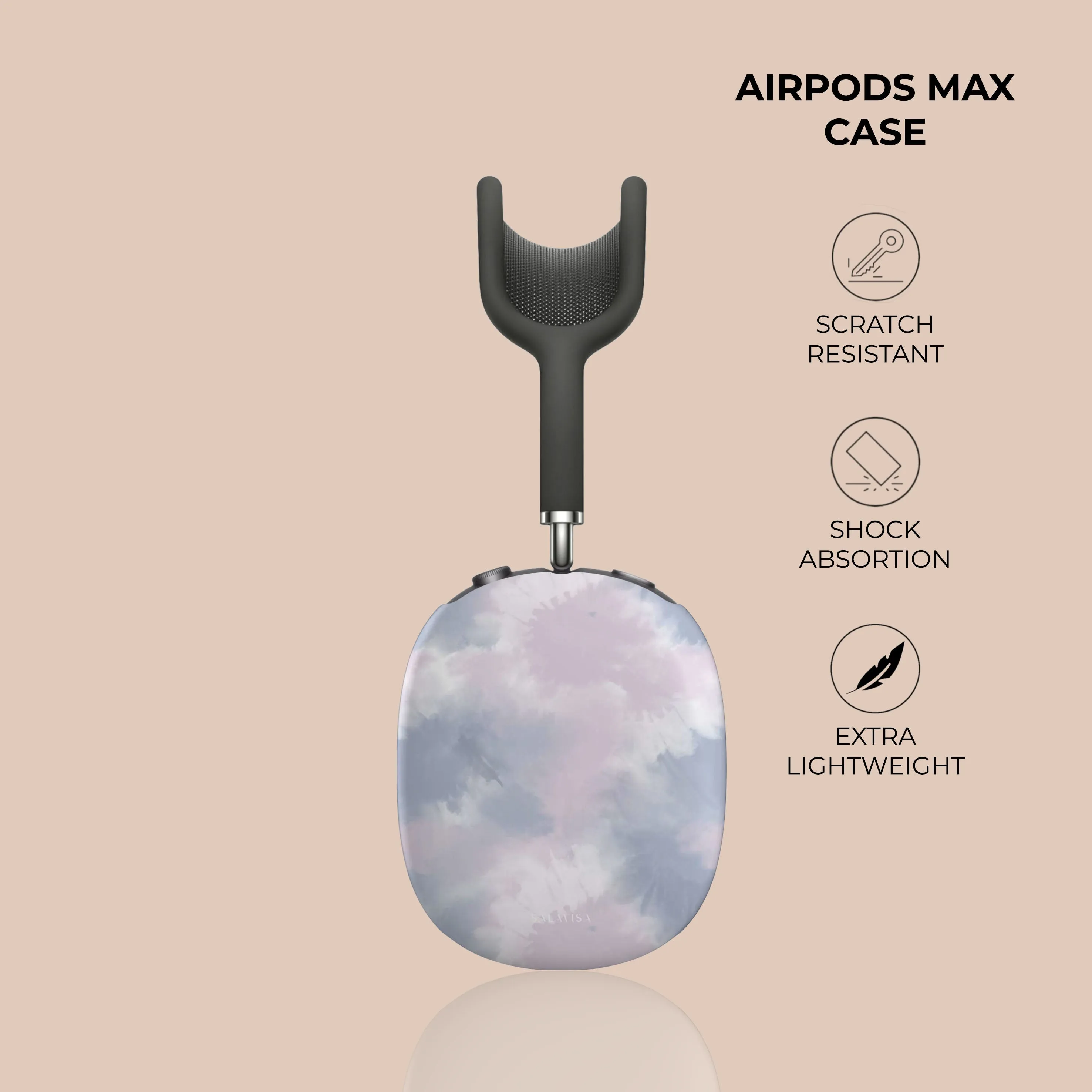 Worth Every Penny Purple Tie Dye AirPods Max Case  Dont Miss Out!