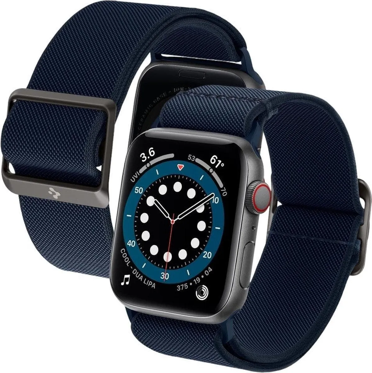 Worth Every Penny Spigen Apple Watch Fit Lite Strap (Dark Blue)  Today Only!
