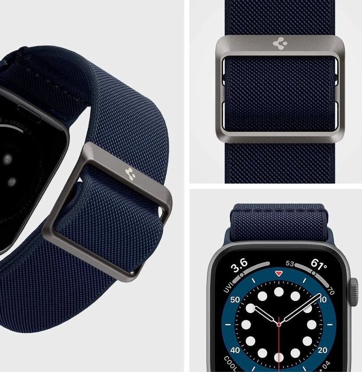 Worth Every Penny Spigen Apple Watch Fit Lite Strap (Dark Blue)  Today Only!