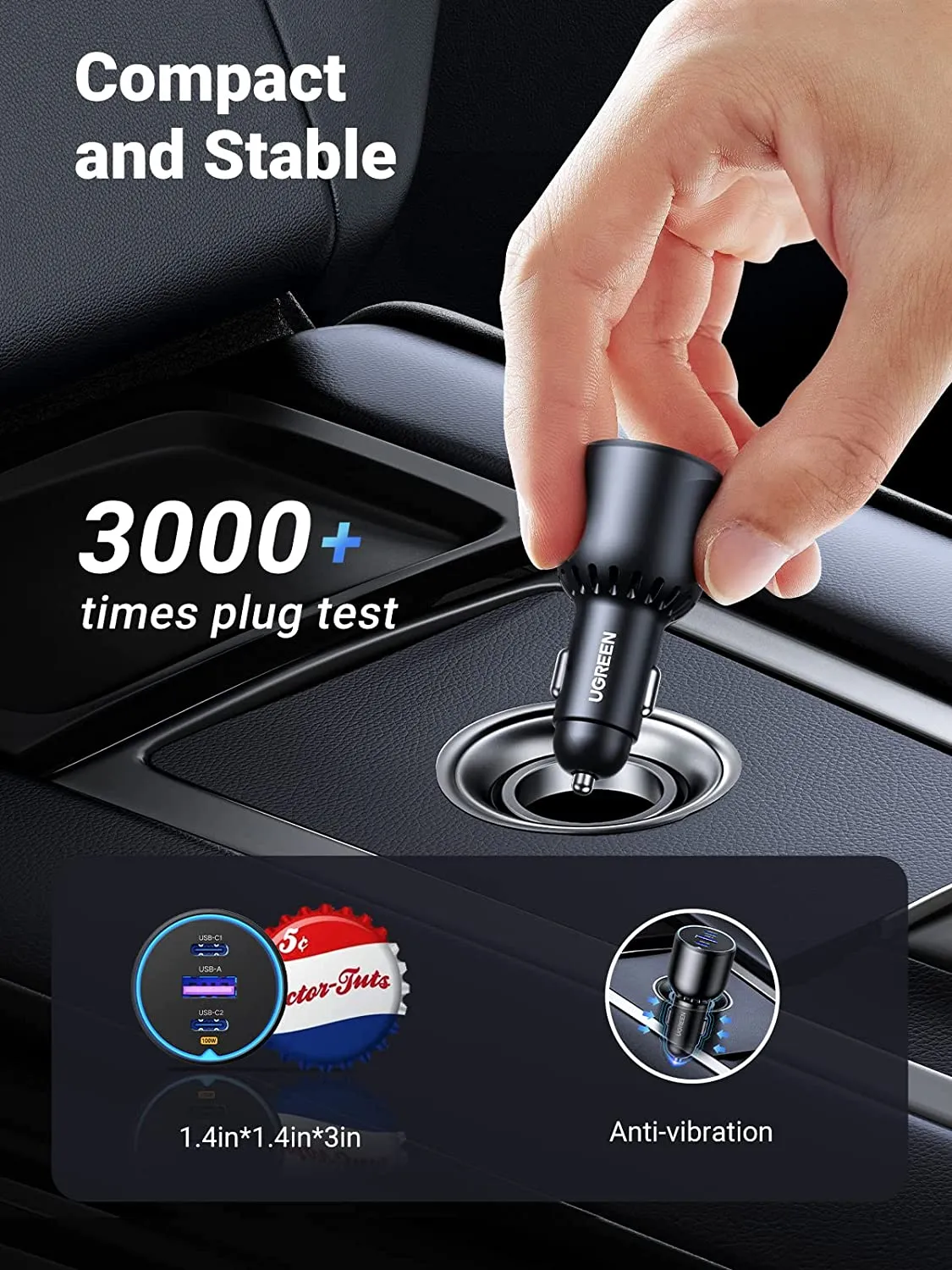Worth Every Penny UGREEN 130W USB C Car Charger  Limited Release!