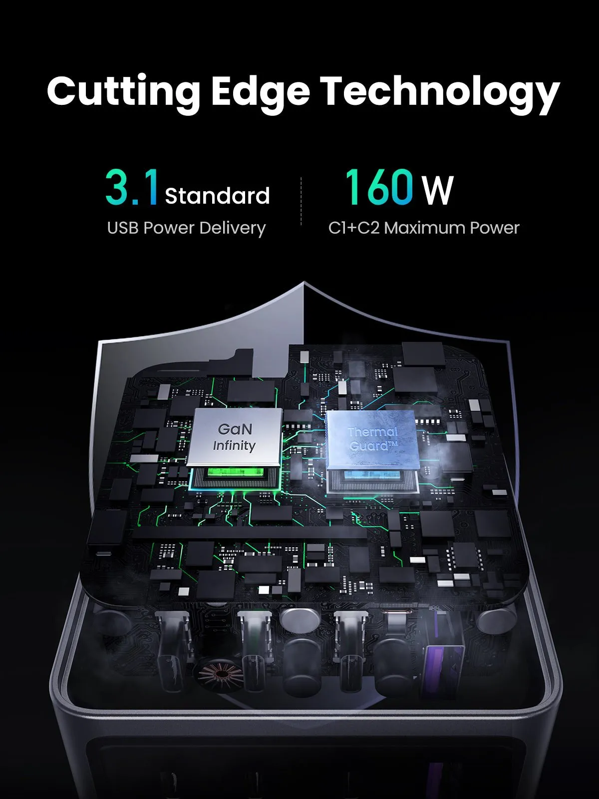 Worth Every Penny UGREEN Nexode Pro 160W 4-Port GaN Fast iphone Charger  Ends Soon!