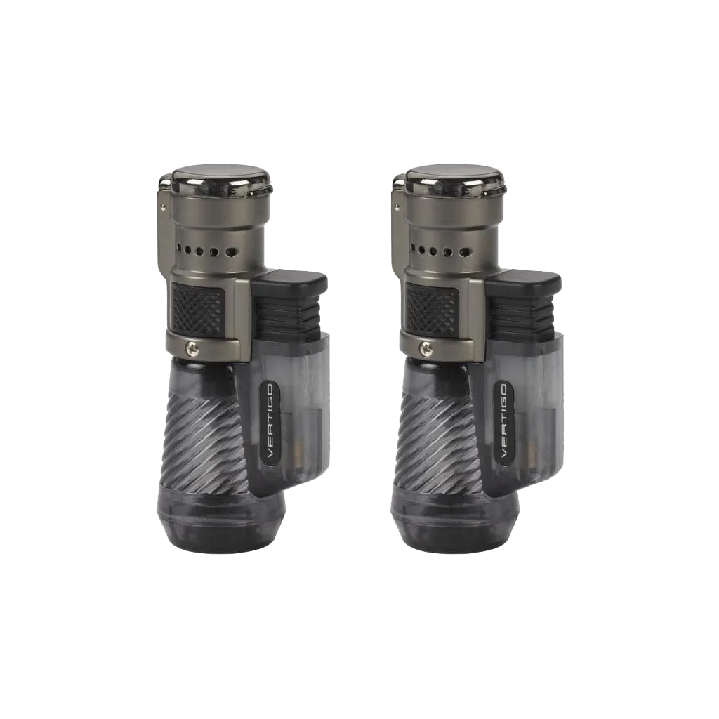 Worth Every Penny Vertigo Cyclone Triple Torch Lighter Charcoal  Almost Gone!