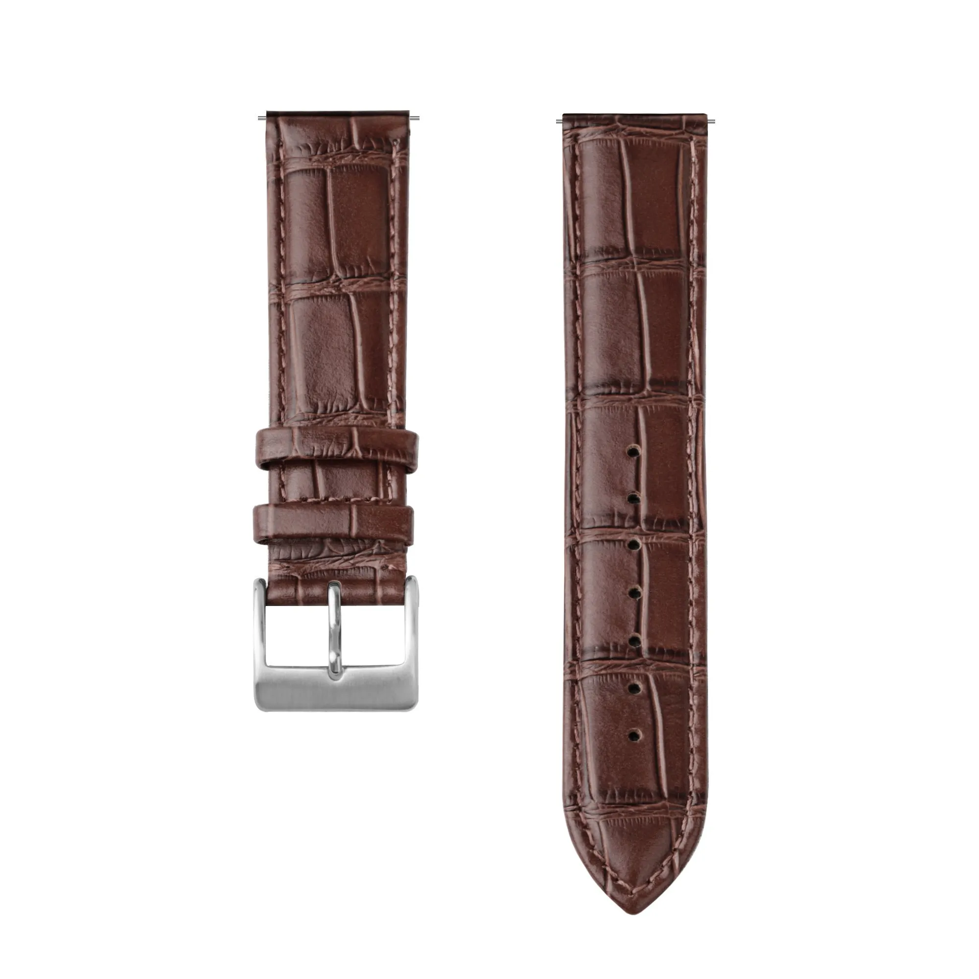 Worth Every Penny Xiaomi Amazfit GTS Leather Strap Crocodile Grain (Brown)  Going Fast!