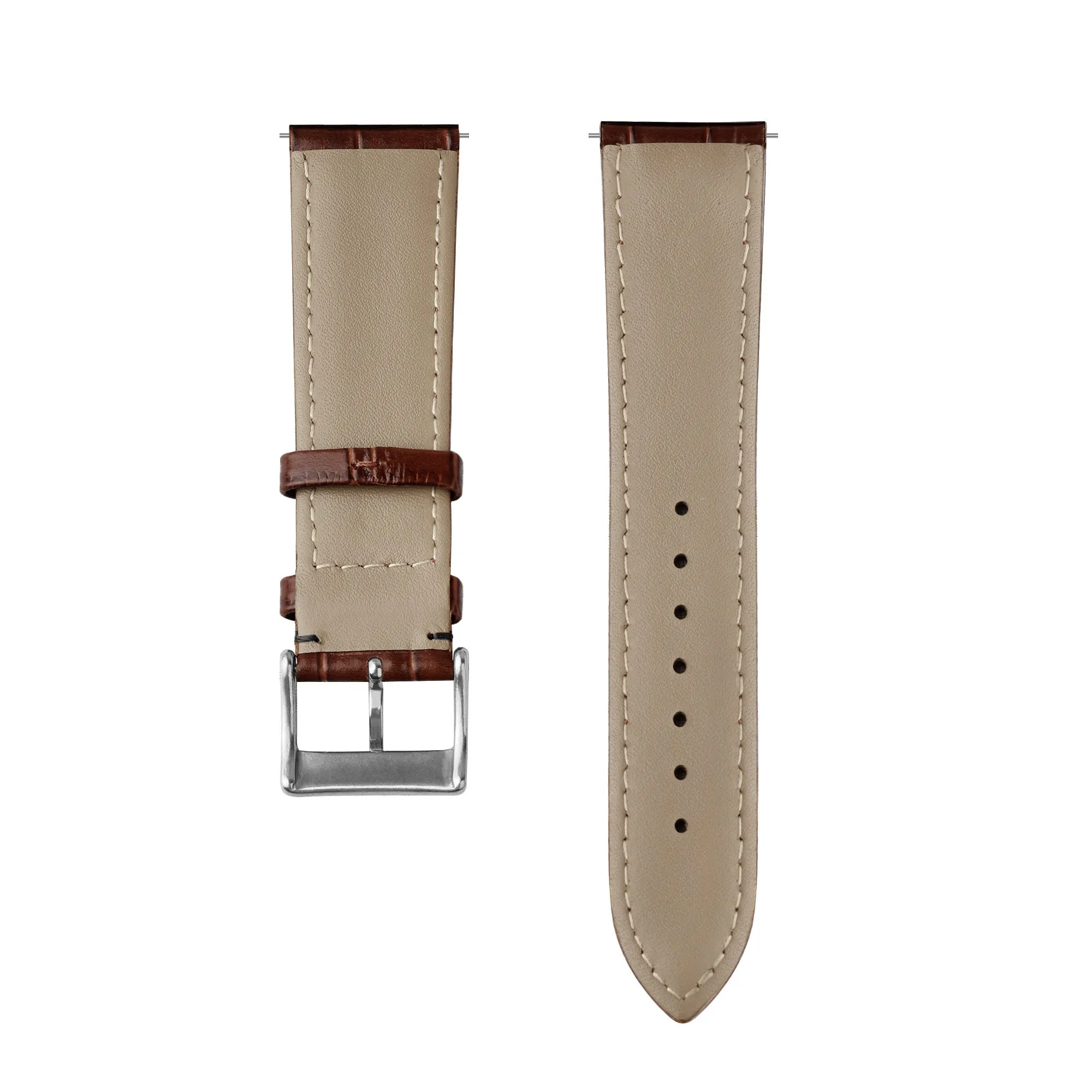 Worth Every Penny Xiaomi Amazfit GTS Leather Strap Crocodile Grain (Brown)  Going Fast!
