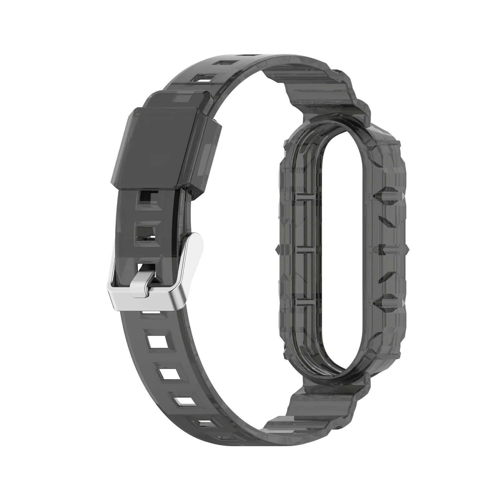 Worth Every Penny Xiaomi Mi Band 5 Clear TPU Strap (Black)  Last Few Pieces!