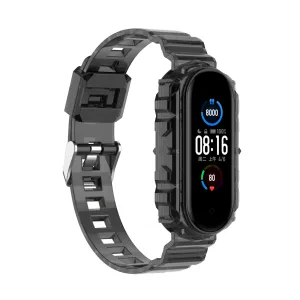 Worth Every Penny Xiaomi Mi Band 5 Clear TPU Strap (Black)  Last Few Pieces!